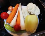 Ököruszály leves recept fázis 2 fotója