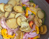 A picture of step 3 of Best Homefries Ever !.
