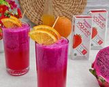 Foto langkah ke 3 dari resep Orange Pitaya Yogurt Slushie.