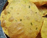 A picture of step 4 of Masala Puri.