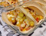 Foto del paso 4 de la receta: Tacos de patatas, cheddar, queso, y lomo adobado