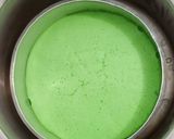 Foto langkah ke 6 dari resep Pandan Melaka Cheesecake Tanpa Terigu Part 1.