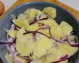 Tortilla ziemniaczana z mozzarellą krok przepisu 1 zdjęcie