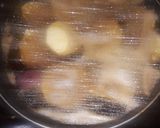 A picture of step 5 of Fried yam and vegetables.