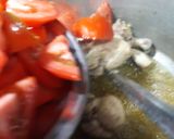 A picture of step 3 of Koyla chicken karahi.