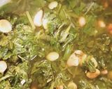 A picture of step 2 of Amaranths curry.