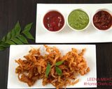 A picture of step 5 of Schezwan Onion Fritters.