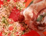 A picture of step 4 of Vegetarian Pasta Chaat/Salad.