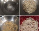 A picture of step 2 of Multi grain Fettuccini pasta.