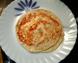 A picture of step 2 of Left Over Chappati Egg Roll.