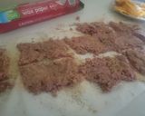 A picture of step 1 of Smothered and Covered Smash Burgers on Hawaiian Buns.