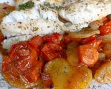 Foto del paso 4 de la receta: Mar y Tierra con Bacalao y Verduras