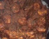 A picture of step 4 of Prawns Biryani.