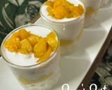 A picture of step 4 of Layered Mango and Coconut Milk Cups with Sago.
