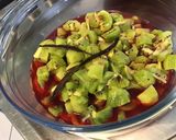 Une image de l'étape 6 de Compote multi fruits à la vanille (pêches jaunes,kiwis,jus de cerises).