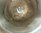A picture of step 1 of Oreo lava cake.