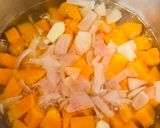 A picture of step 2 of Butternut Squash Soup.