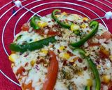 પિઝા (wheat base no yeast no oven)(pizza recipe in Gujarati) રેસીપી સ્ટેપ3ફોટો