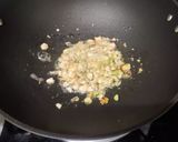 A picture of step 5 of Kuvuni rice payasam.