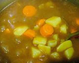 A picture of step 3 of Japanese Curry Katsu (Pork Cutlet Curry Rice).
