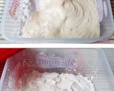 Hình bước làm 4 của món BÁNH BÒ hấp vị sầu riêng