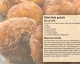 Mini fánk golyók recept fázis 1 fotója