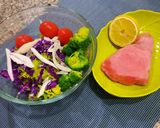 Foto langkah ke 1 dari resep TUNA SALAD (diet) praktis, no ribet dan enak 😄👍.