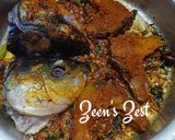 A picture of step 5 of Nellore Chepala Pulusu/Fish in Tamarind Gravy.