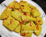 A picture of step 5 of Live dhokla.