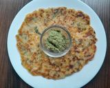 A picture of step 5 of Jowar uttapam.