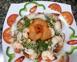Hình bước làm 2 của món Gỏi tôm củ cải trắng