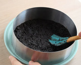 A picture of step 3 of Oreo Chocolate Mousse Cake [No-Bake].