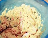 A picture of step 2 of Khisari daal ke pakoray.