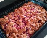 A picture of step 5 of Cranberry-Lemon Cinnamon Roll Bake.