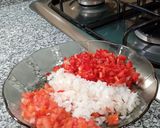 Foto del paso 1 de la receta: Salsa criolla 🍅🧅🌶