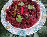 A picture of step 5 of Beetroot Dry Curry With Sesame seeds and Coconut.