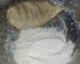 A picture of step 1 of Fried Litti.