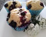 รูปขั้นตอนการทำที่ 7 ของ Low Fat Blueberry Muffins | บลูเบอร์รี่มัฟฟิน ❌เนย