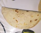 A picture of step 13 of Quesadillas in two different ways (Aloo/ vegetables).