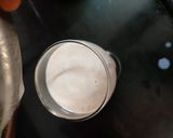 A picture of step 3 of Gulkand chikoo milk shake.