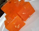 A picture of step 7 of Karachi halwa(jelly halwa).