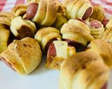 Foto del paso 5 de la receta: Panchitos o salchichas envueltas 🌭