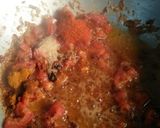 A picture of step 5 of Bengan chicken😋😋😋.