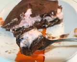 Foto del paso 1 de la receta: Choco-bizcocho de proteína relleno con yogur de fresa proteico