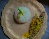A picture of step 6 of Koi Jhaal or Climbing Perch in Mustard paste.