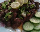 A picture of step 3 of Fried kelaji with tawa naan.