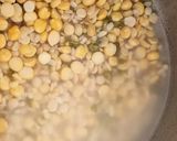 A picture of step 1 of Rajsthani Dal Baati Churma thali (lunch or dinner).