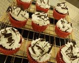 A picture of step 9 of Red Velvet Cupcakes#charityrecipe.