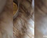 A picture of step 3 of Butter milk cookies.