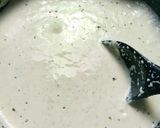 Gambar langkah 4 resipi Creamy Mushroom Soup With Garlic Bread.